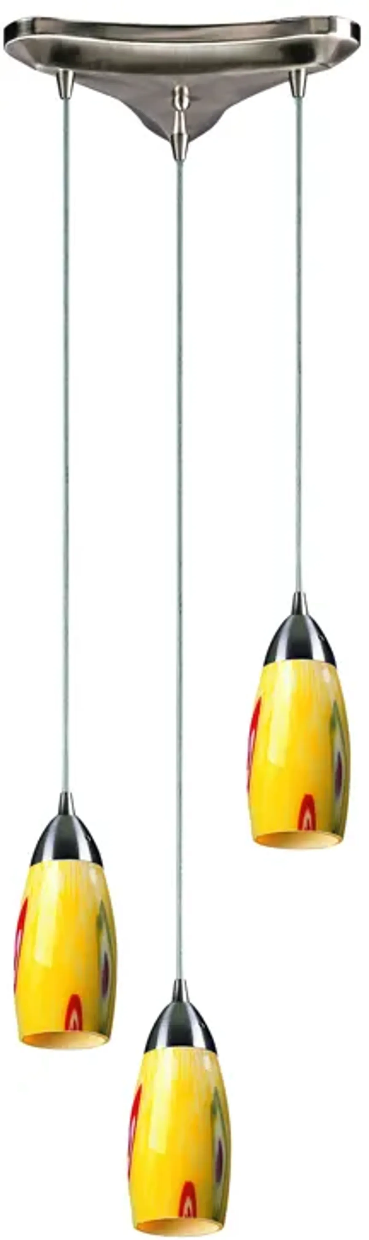 Milan Configurable Multi Pendant - Satin Nickel