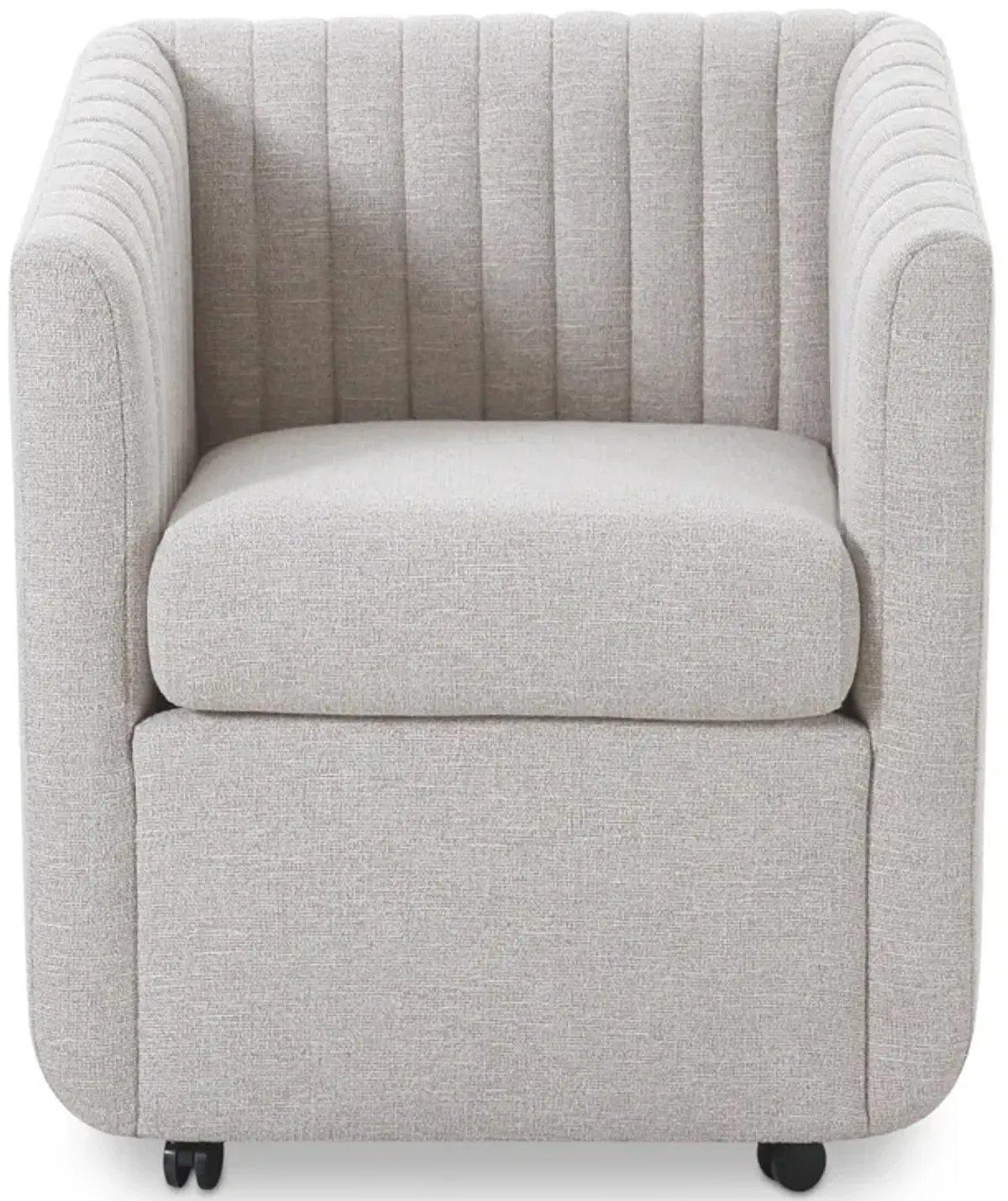 Jane Rolling Dining Chair Oatmeal