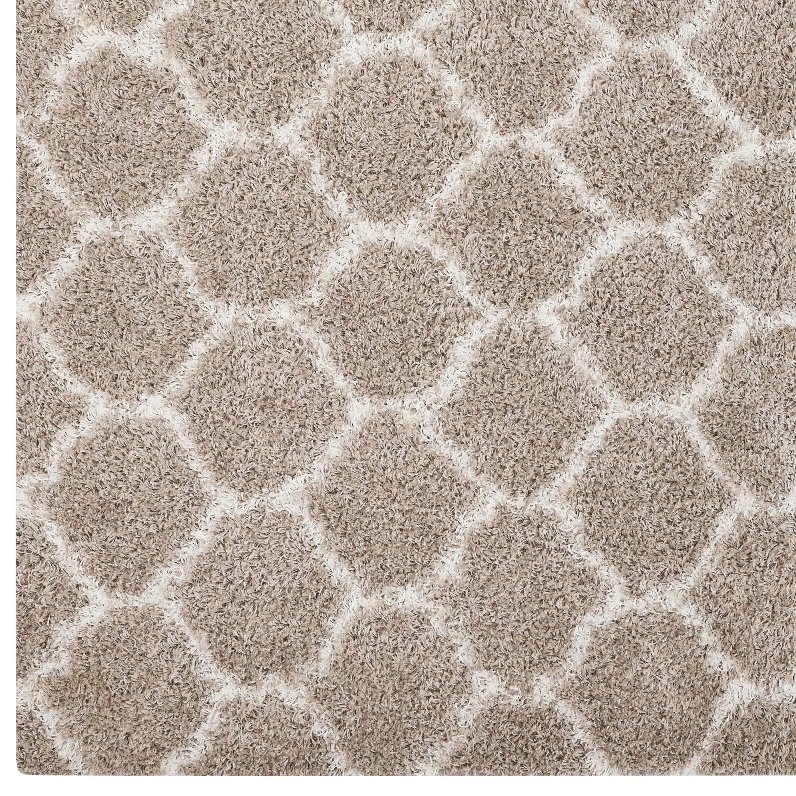 Solvea Moroccan Trellis 8x10 Shag Area Rug