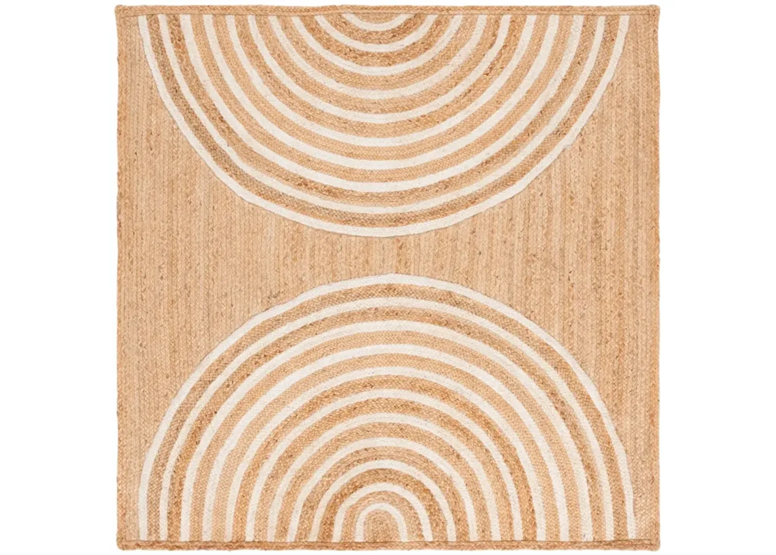 NATURAL FIBER 895 NATURAL  6' x 6' Square Square Rug