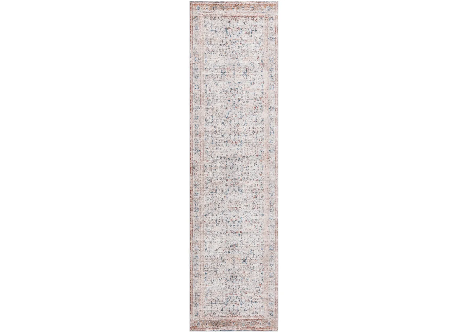 VINTAGE PERSIAN 427 BEIGE  2'-2' x 12' Runner Rug