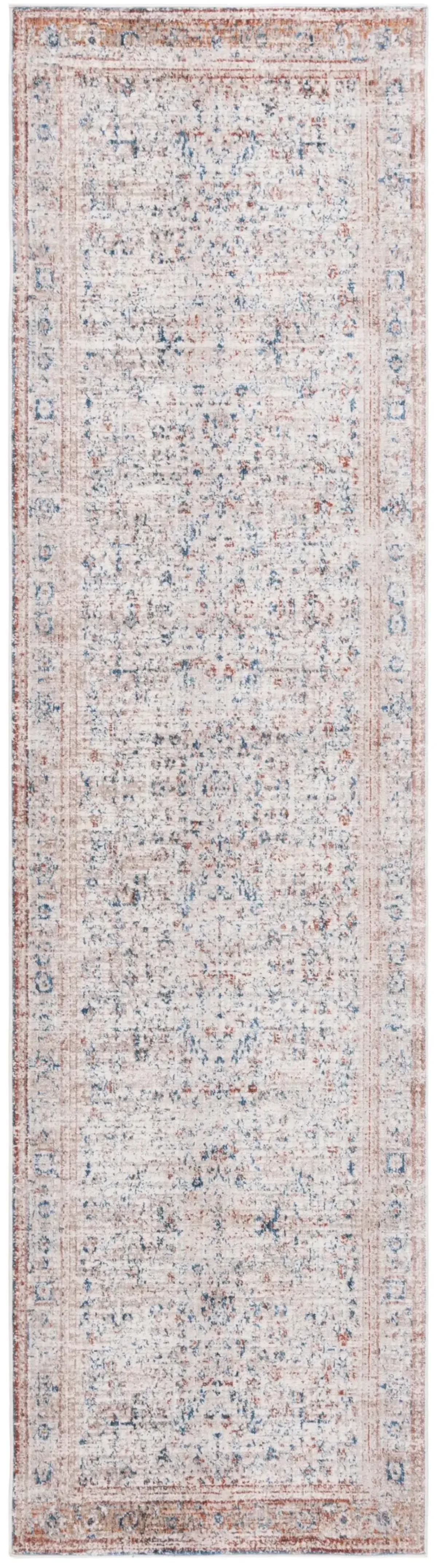 VINTAGE PERSIAN 427 BEIGE  2'-2' x 12' Runner Rug