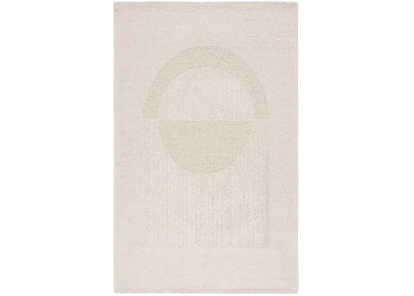 RODEO DRIVE 378 IVORY  6' x 9' Medium Rectangle Rug