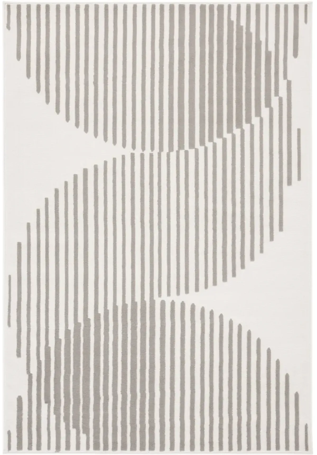 PYRAMID 243 IVORY  9' x 12' Large Rectangle Rug