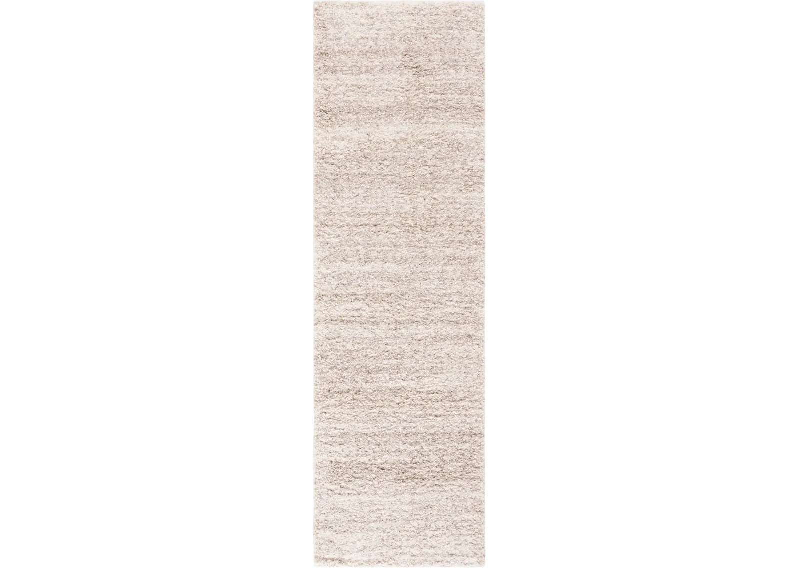 HUDSON SHAG 295 IVORY  2'-3' x 14' Runner Rug