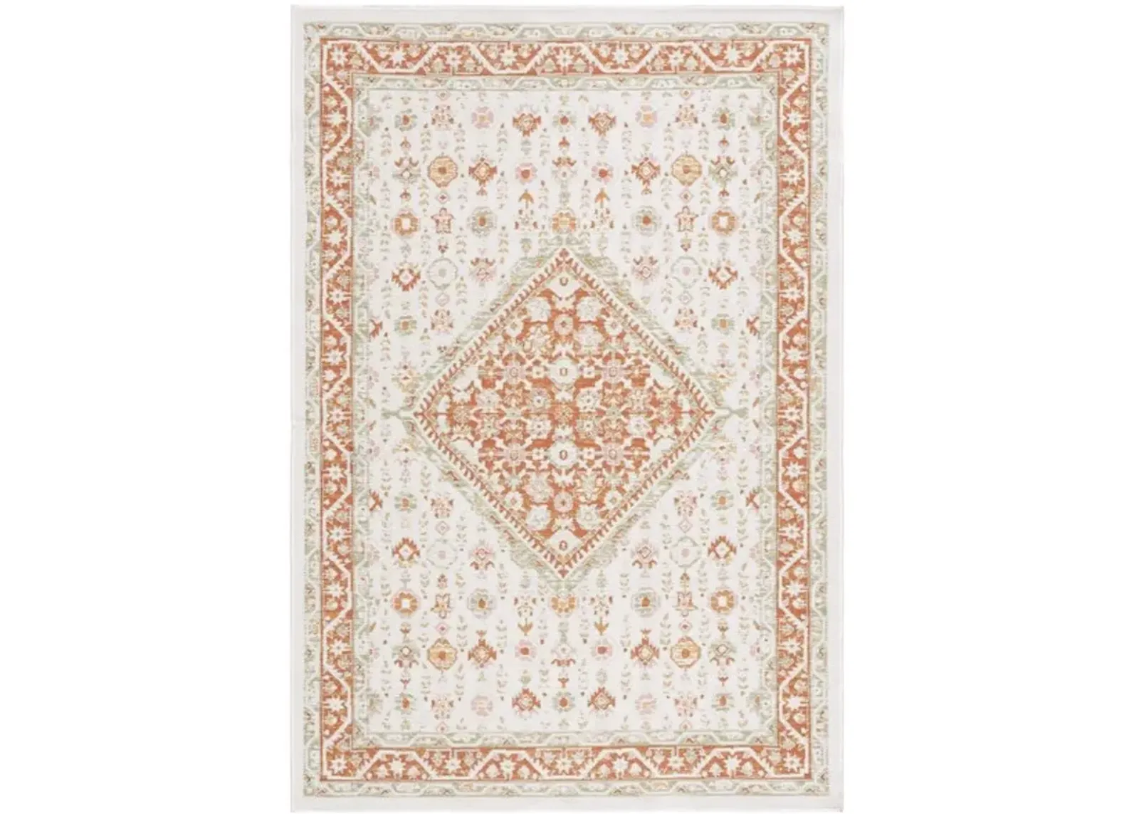 SUNRISE 620 Orange 5'-3' X 7'-7' Medium Rectangle Rug