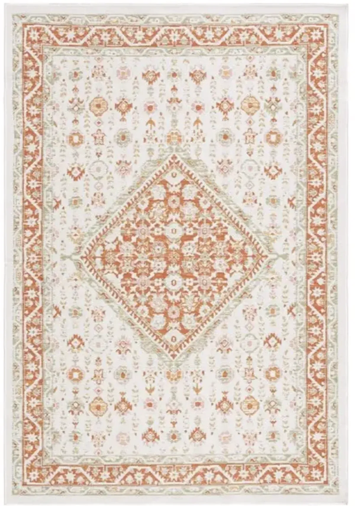 SUNRISE 620 Orange 5'-3' X 7'-7' Medium Rectangle Rug