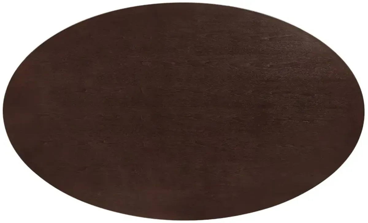 Lippa 78" Oval Wood Grain Dining Table