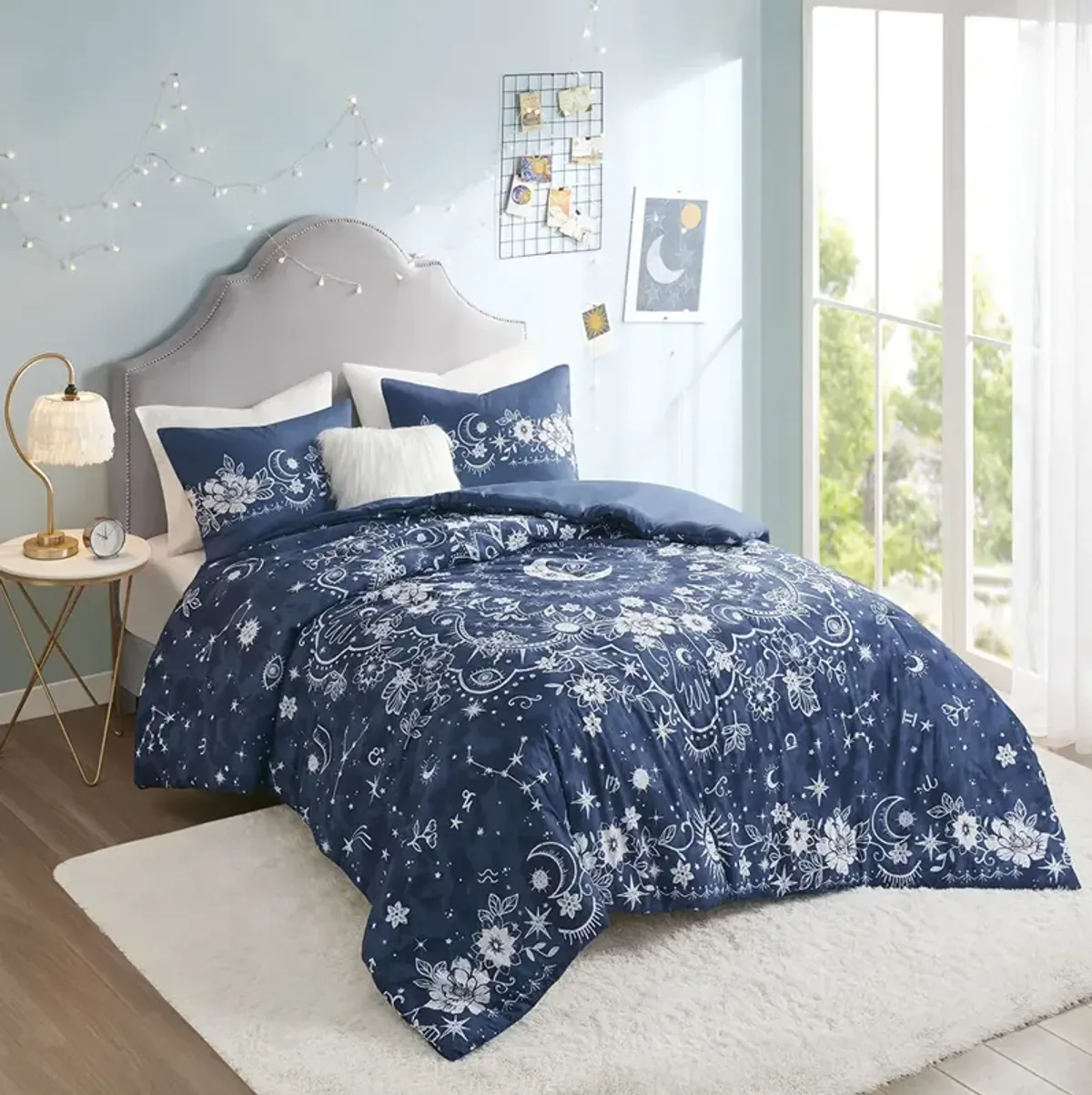 Intelligent Design Stella Navy Celestial Duvet Cover Set