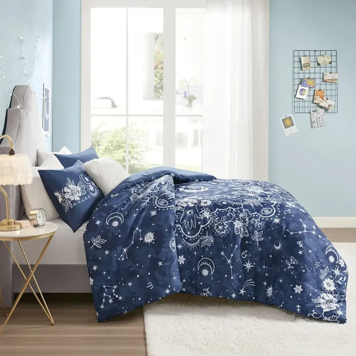 Intelligent Design Stella Navy Celestial Duvet Cover Set