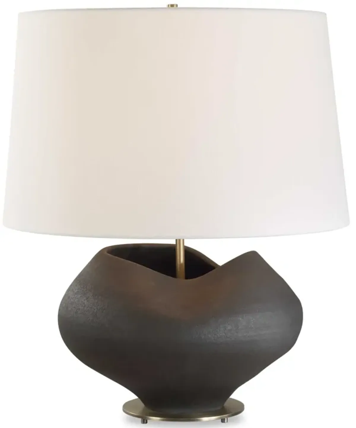 Nocturne Aged Black Table Lamp