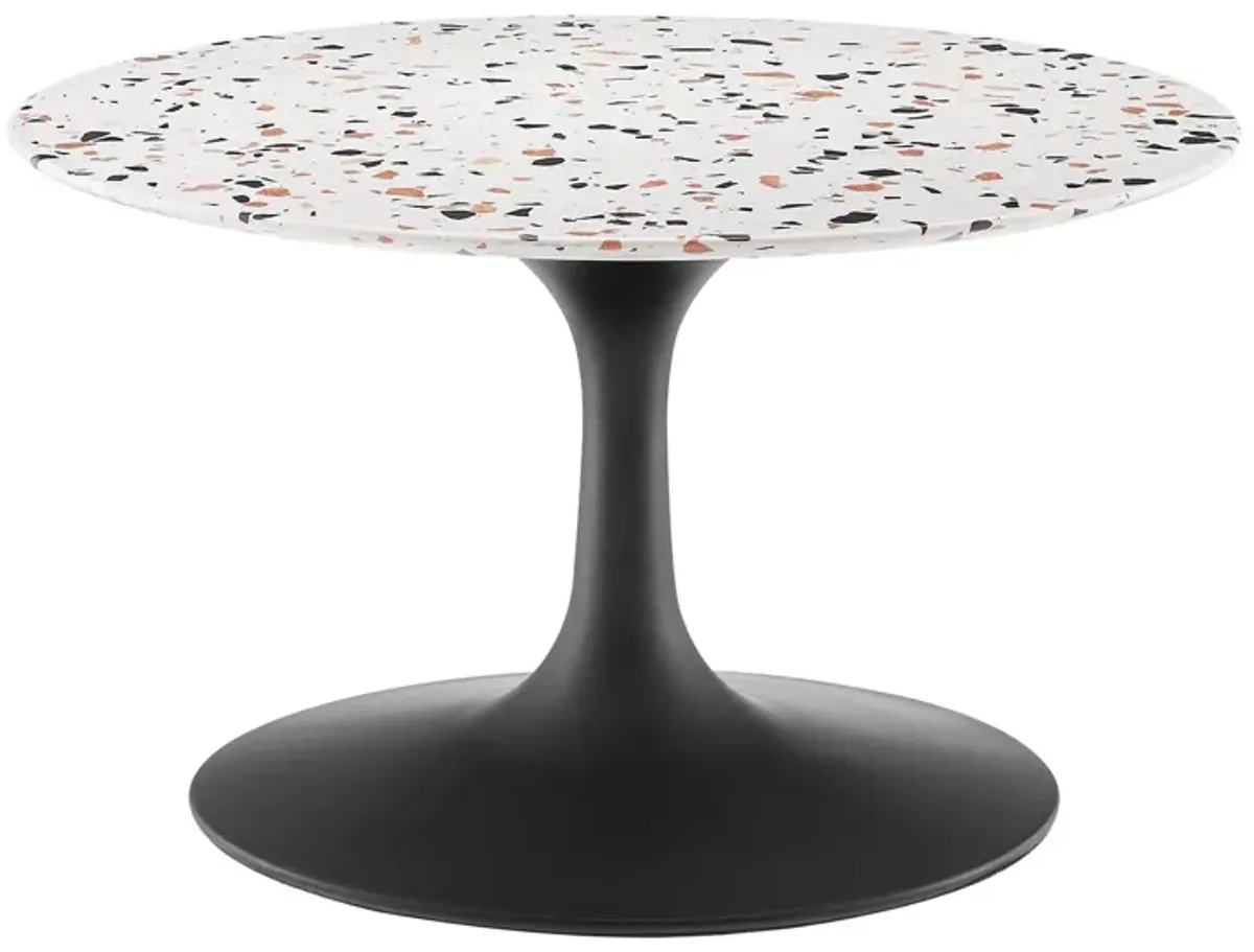 Lippa 28" Round Terrazzo Coffee Table