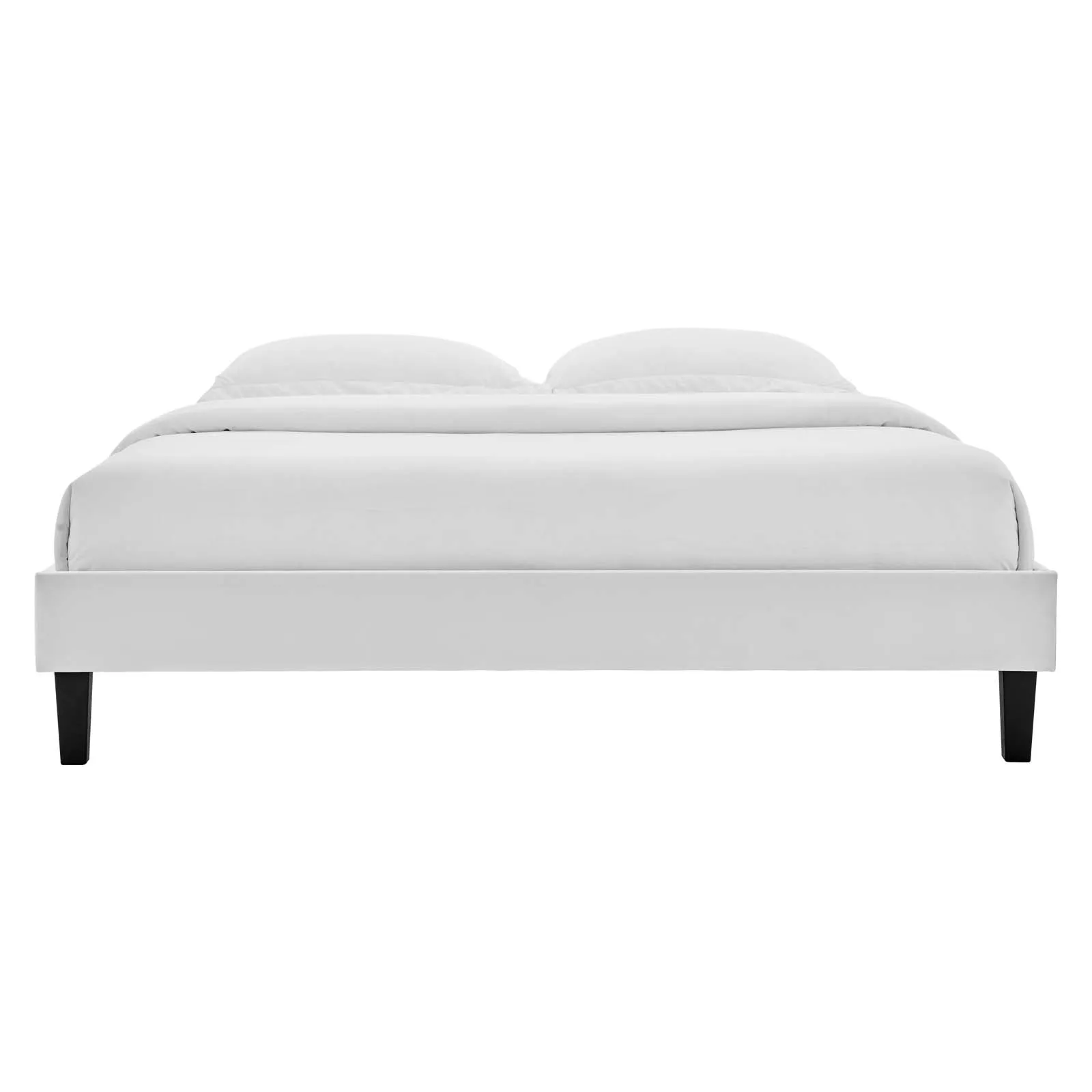 Reign Full Performance Velvet Platform Bed Frame