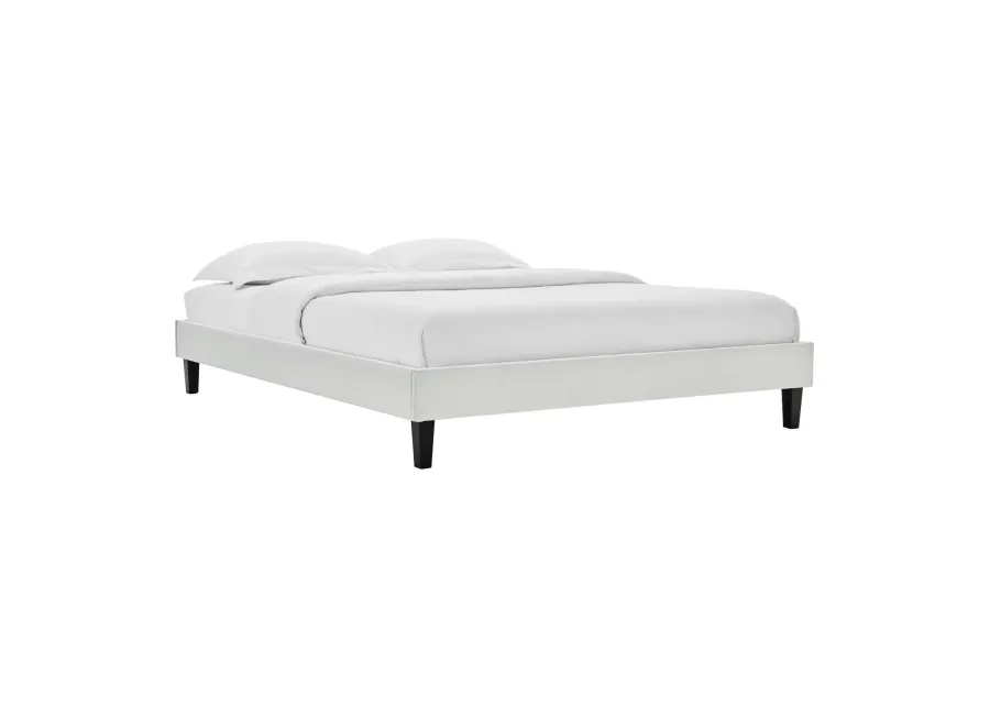 Reign Full Performance Velvet Platform Bed Frame