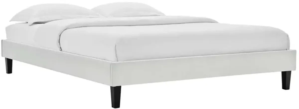 Reign Full Performance Velvet Platform Bed Frame