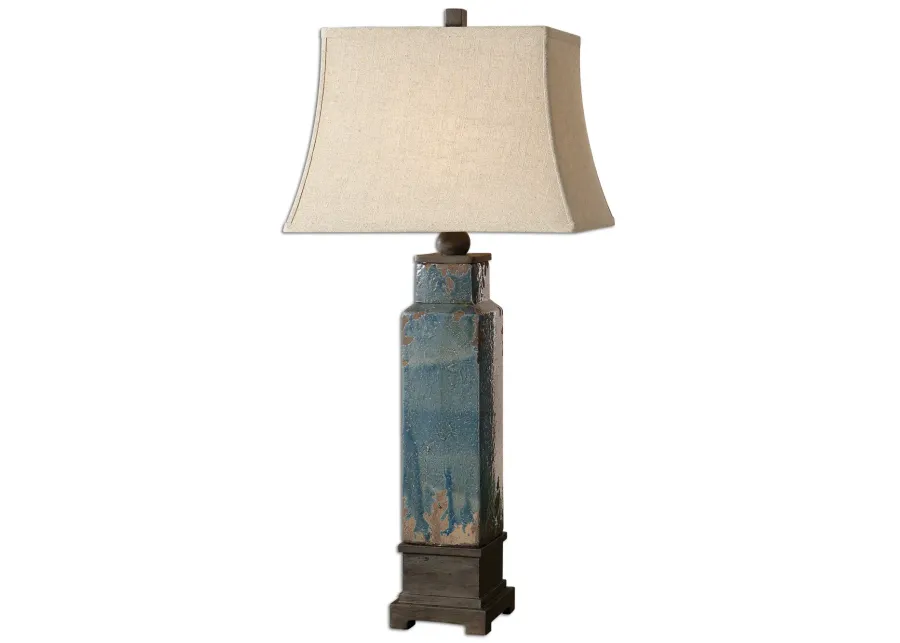 Soprana Blue Table Lamp