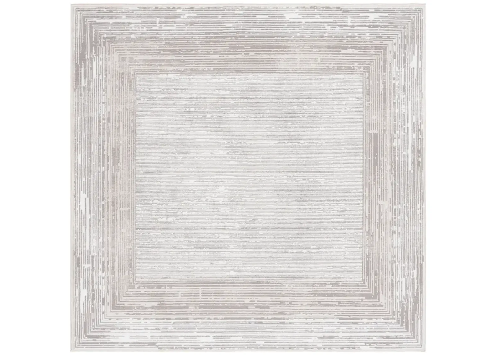 PARKER 124 TAUPE  6'-7' x 6'-7' Square Square Rug