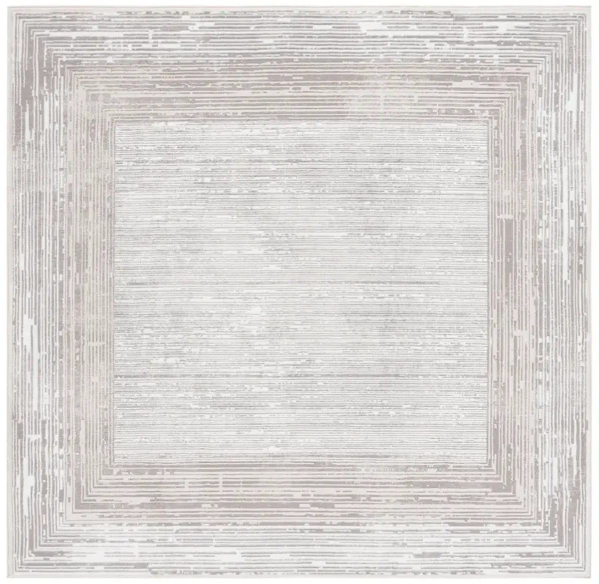 PARKER 124 TAUPE  6'-7' x 6'-7' Square Square Rug