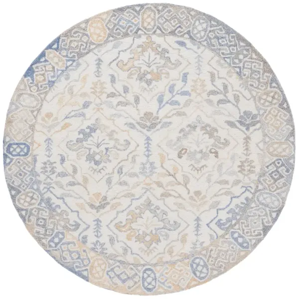 RENEWAL Hand Tufted 6' x 6' Round area rug