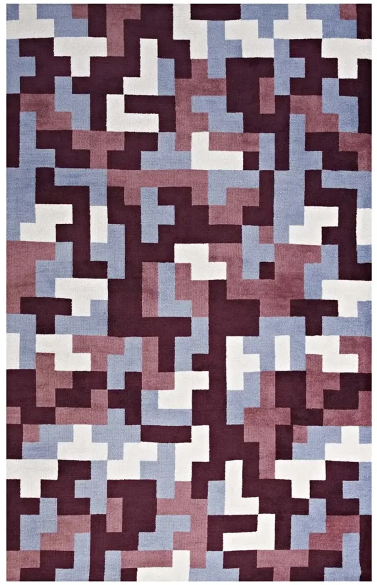 Andela Interlocking Block Mosaic 5x8 Area Rug