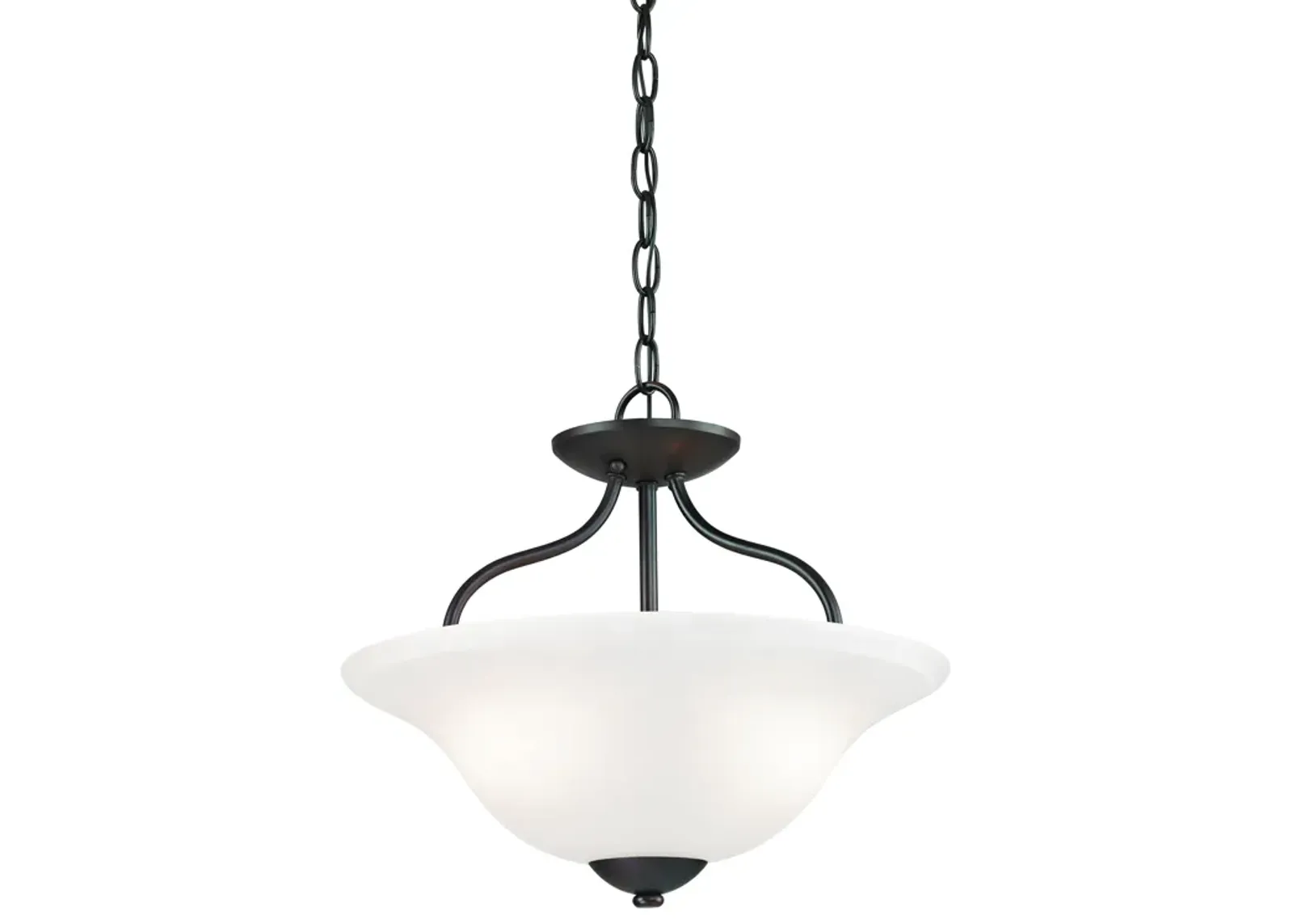 Conway 15" Wide 2-Light Semi Flush Mount - Oil Rubbed Bronze