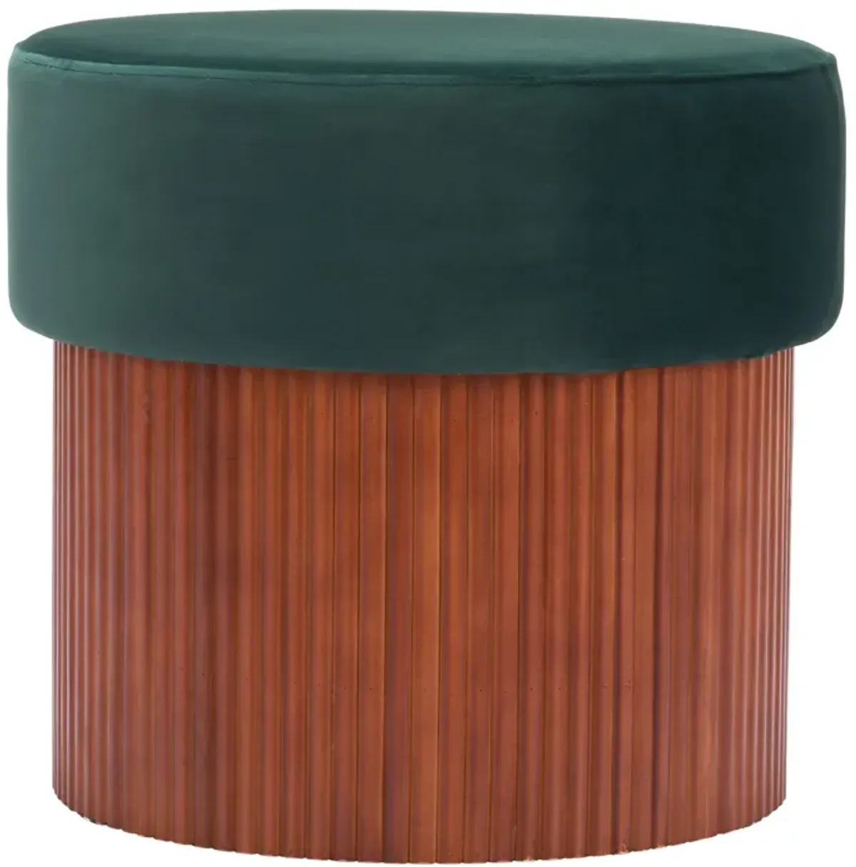 Boto Storage Ottoman Green