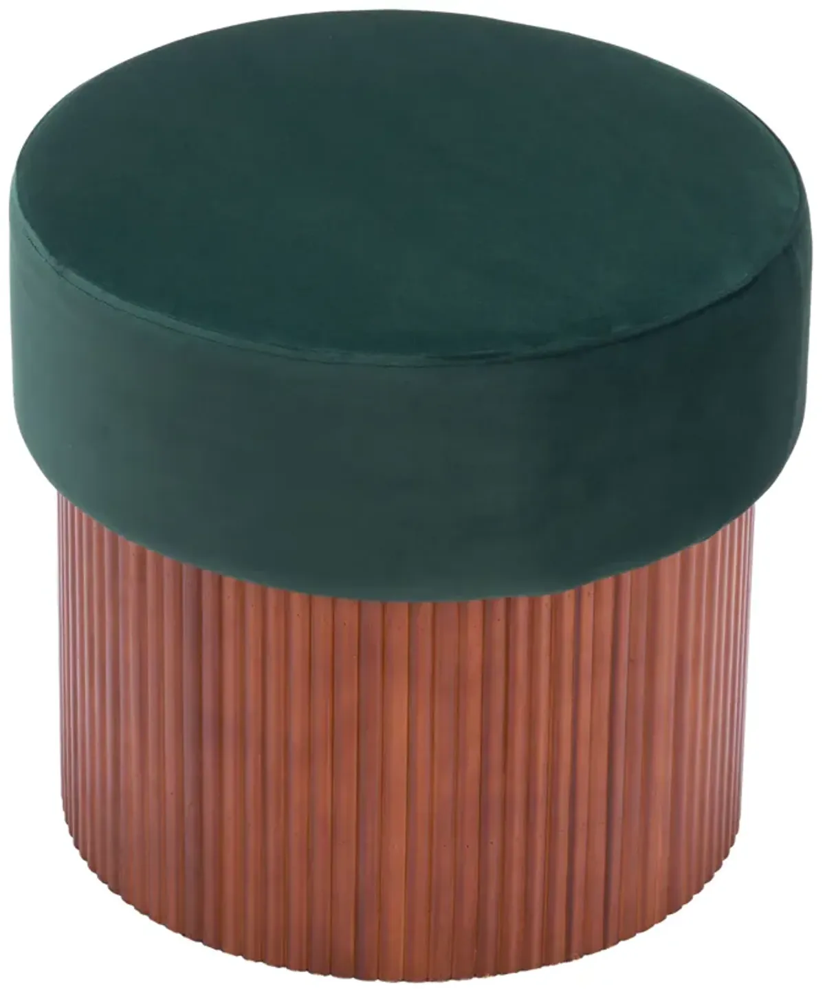 Boto Storage Ottoman Green