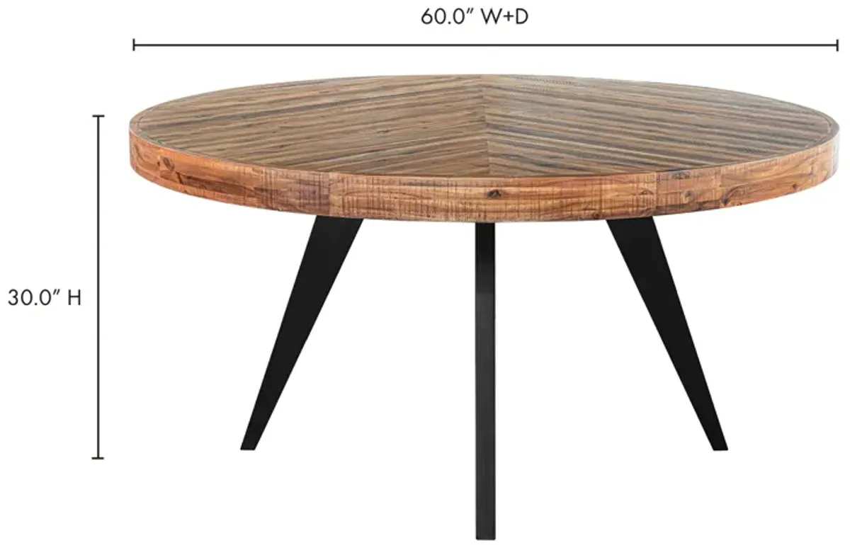 PARQ 60IN ROUND DINING TABLE