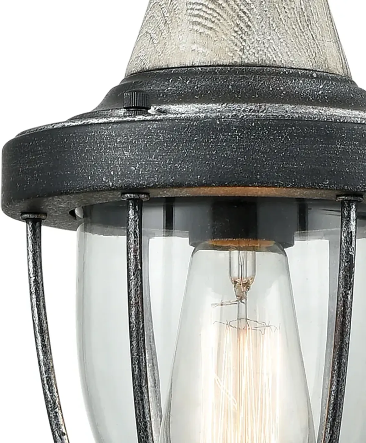 Sturgis 7" Wide 1-Light Mini Pendant - Silvered Graphite