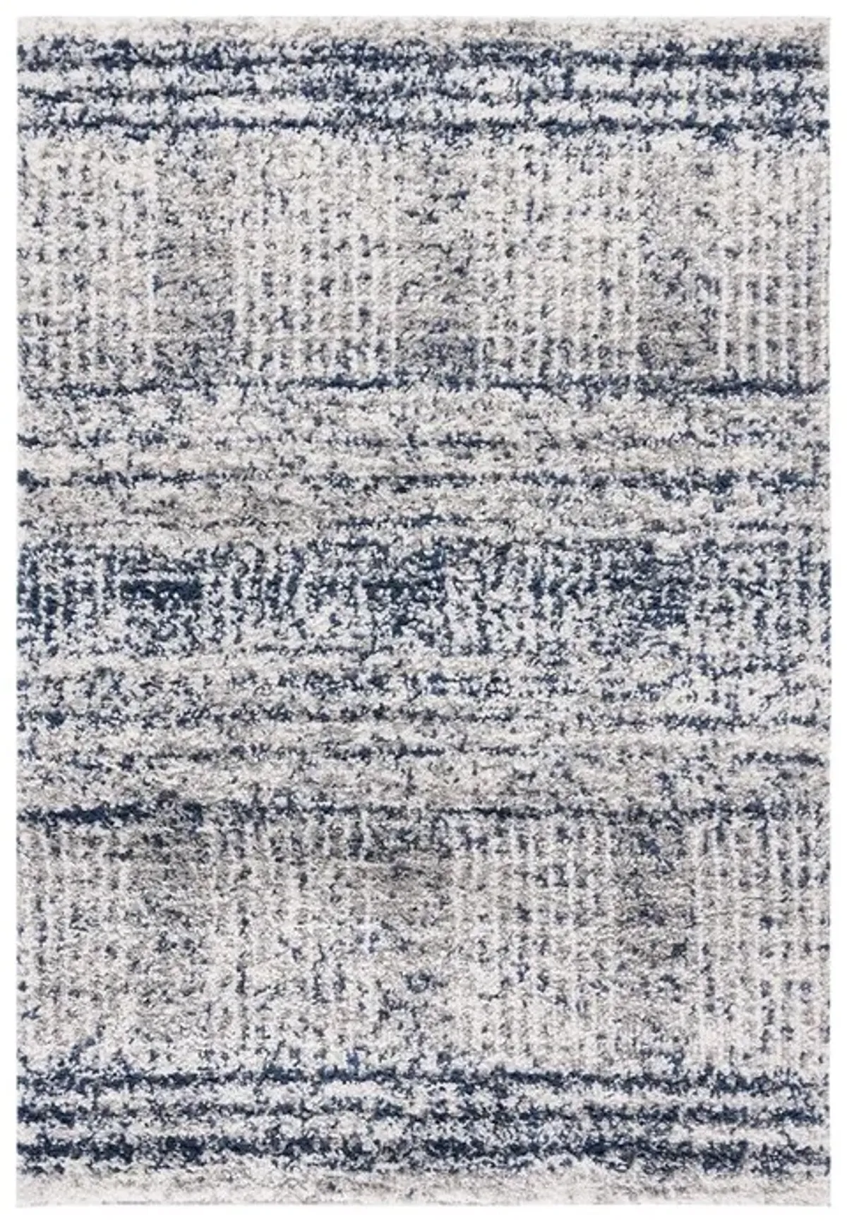 JERICHO SHAG 100 Blue 3' X 5' Small Rectangle Rug