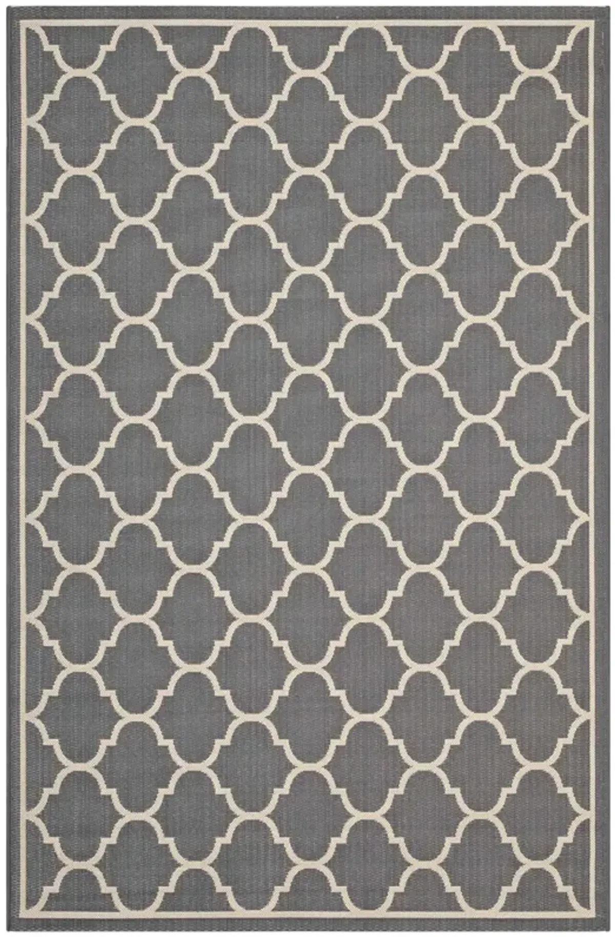 Avena Moroccan Quatrefoil Trellis 5x8 Indoor and Outdoor Area Rug