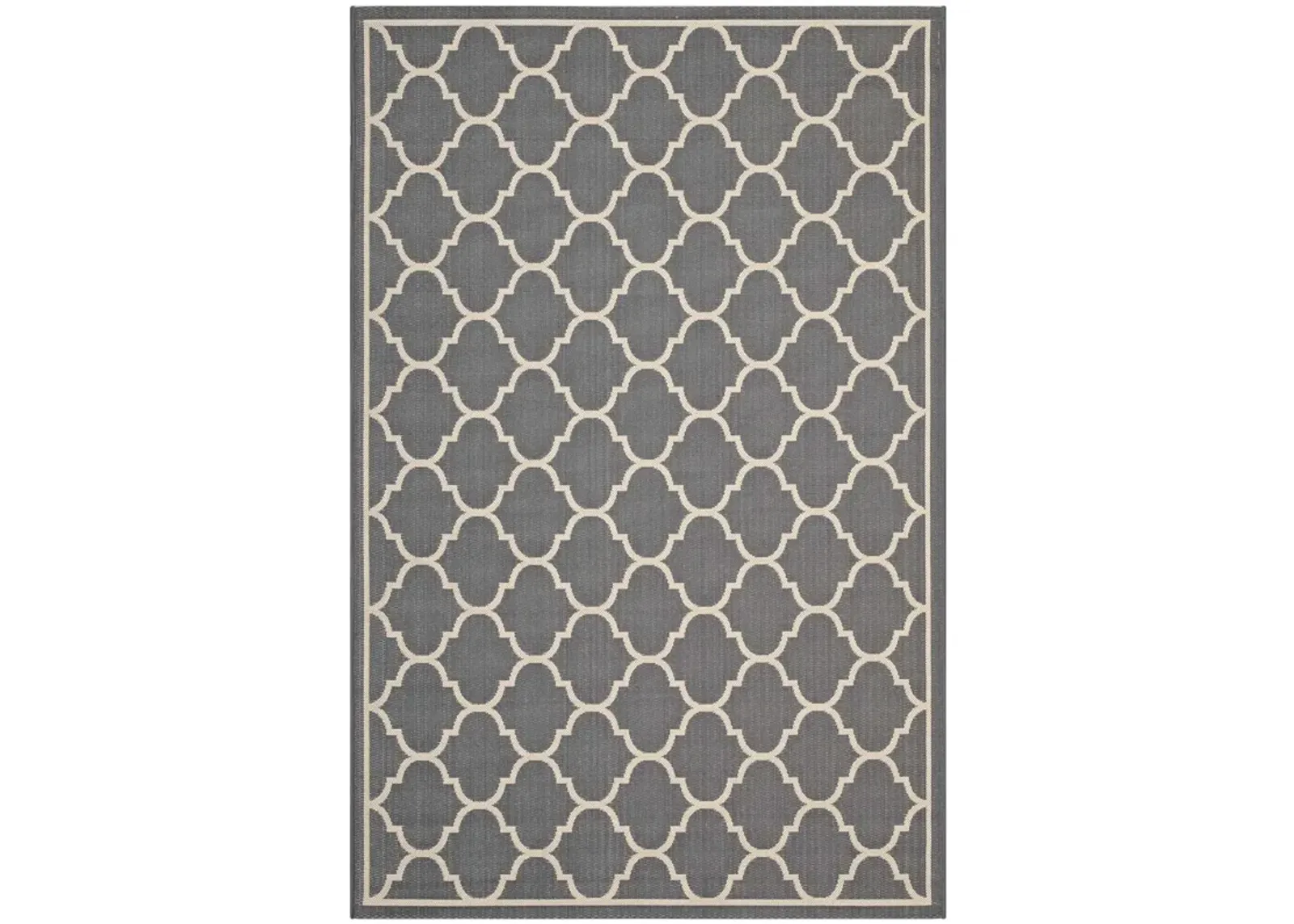 Avena Moroccan Quatrefoil Trellis 5x8 Indoor and Outdoor Area Rug