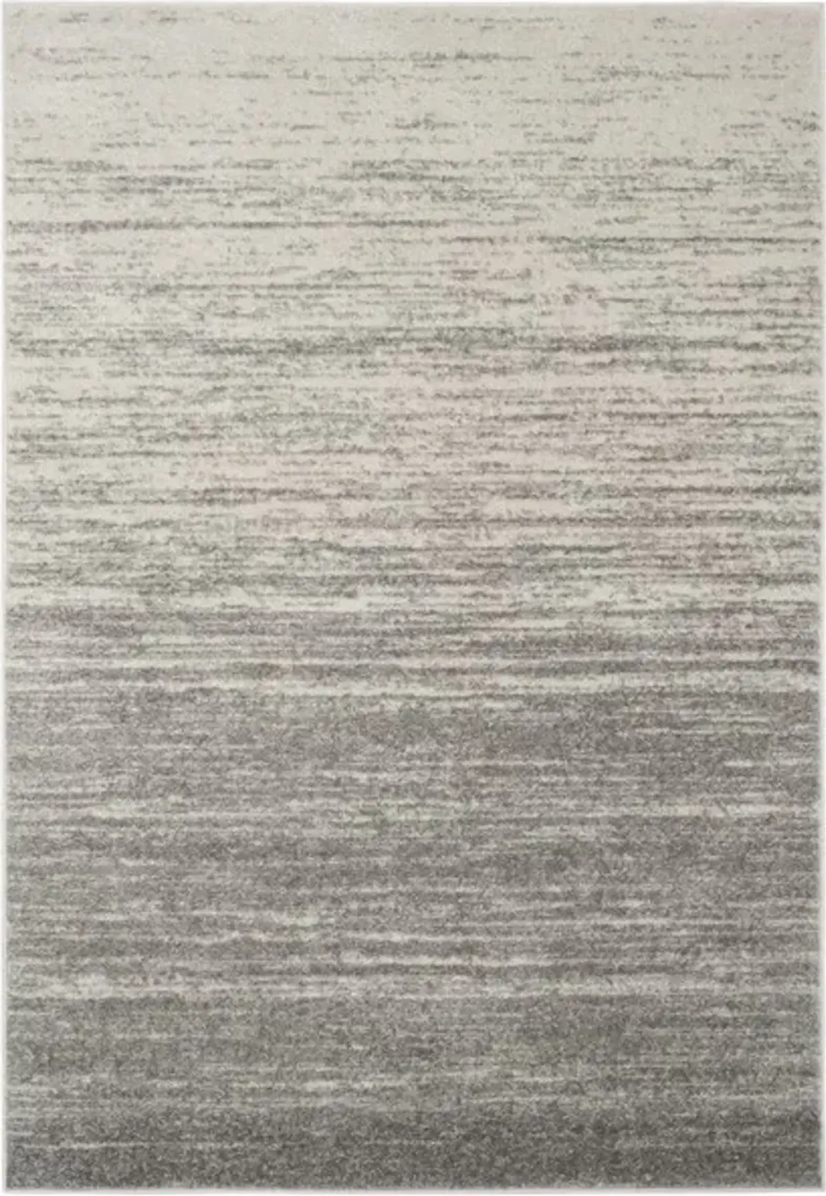 Adirondack Contemporary Light Grey / Grey 2'-6" X 16' Powerloomed Rug