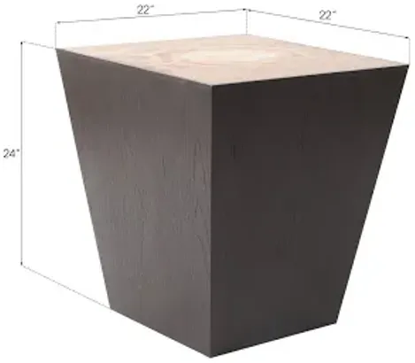 Trapezoid Side Table