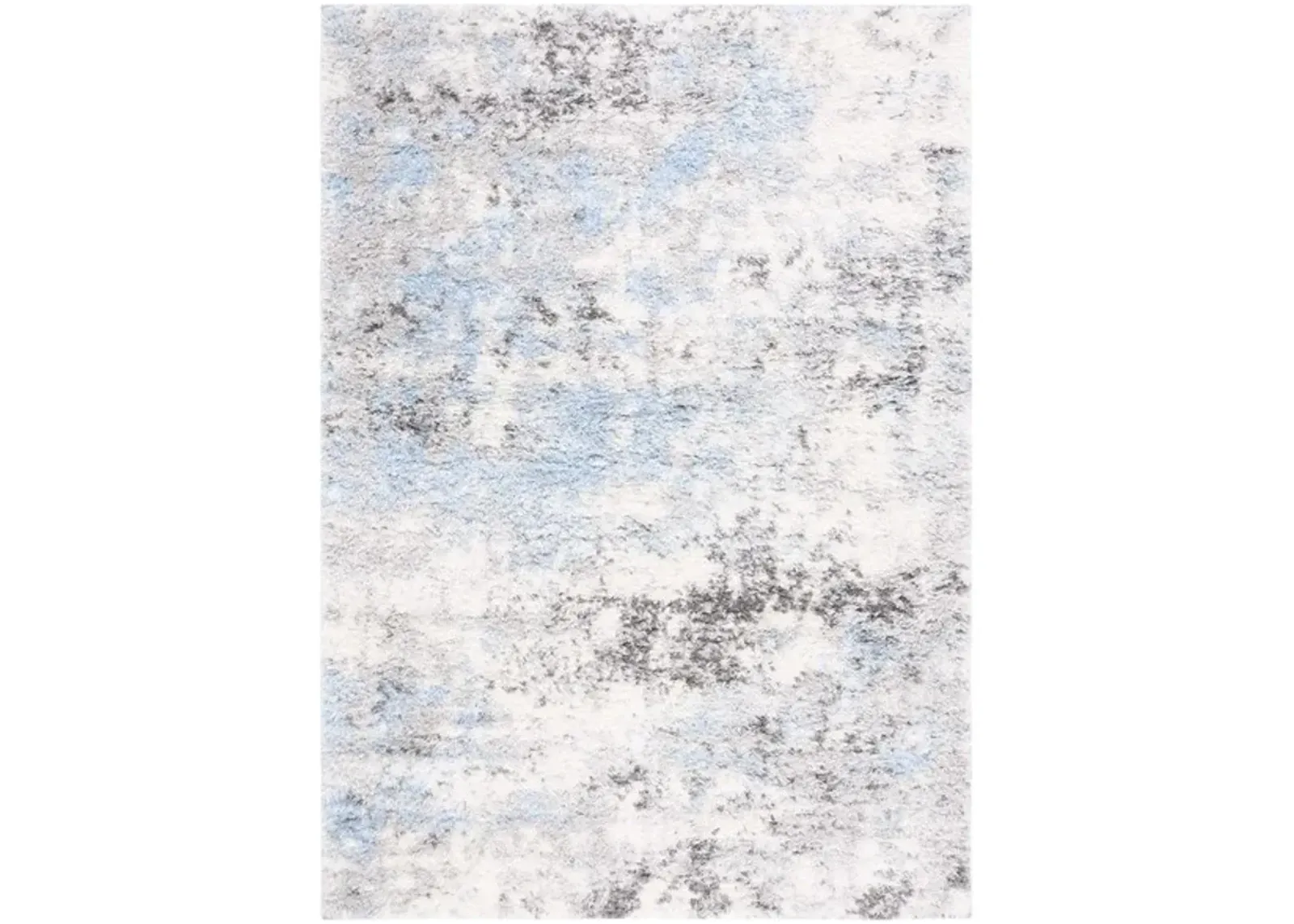 LINDSAY SHAG 556 Blue  5'-3' X 7'-6' Medium Rectangle Rug