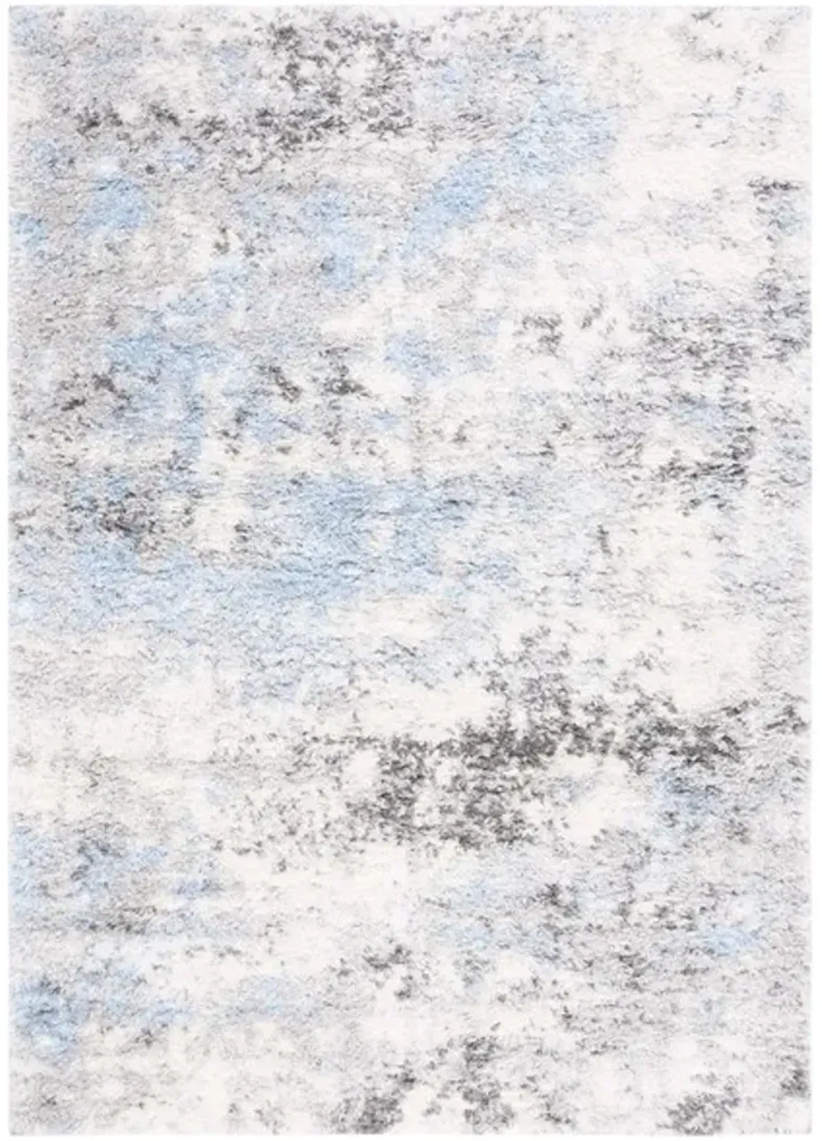 LINDSAY SHAG 556 Blue  5'-3' X 7'-6' Medium Rectangle Rug