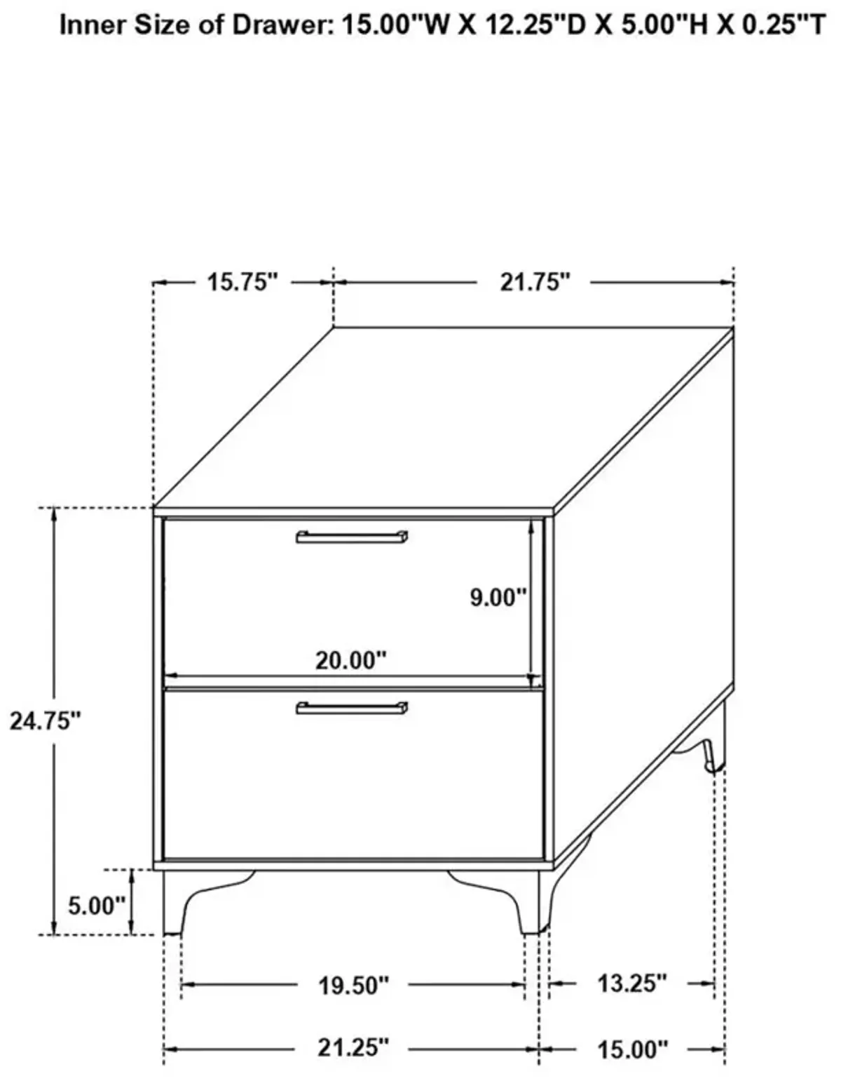 Kendall 5-piece California King Bedroom Set White