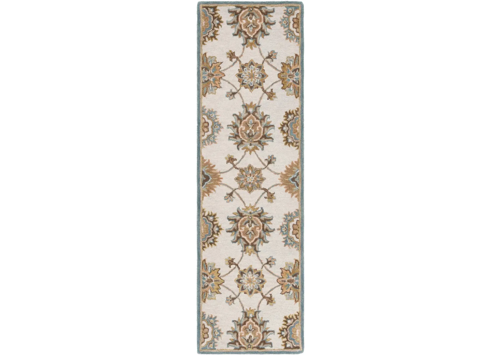 HERITAGE 554 BEIGE  2'-3' x 8' Runner Rug