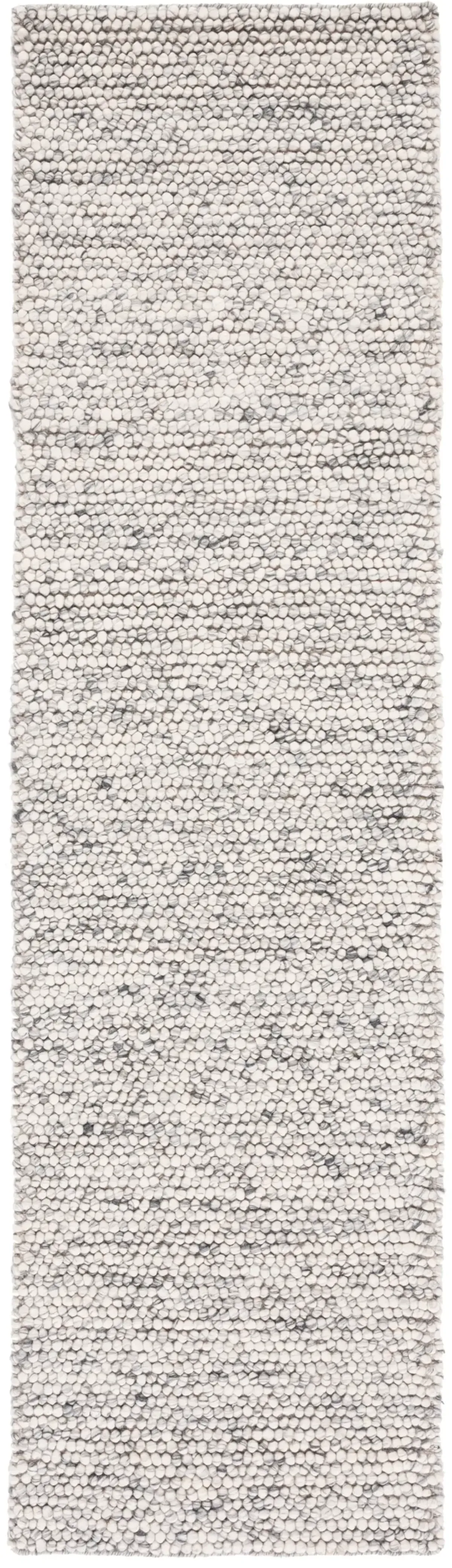 NATURA 620 LIGHT GREY  2'-3' x 22' Runner Rug