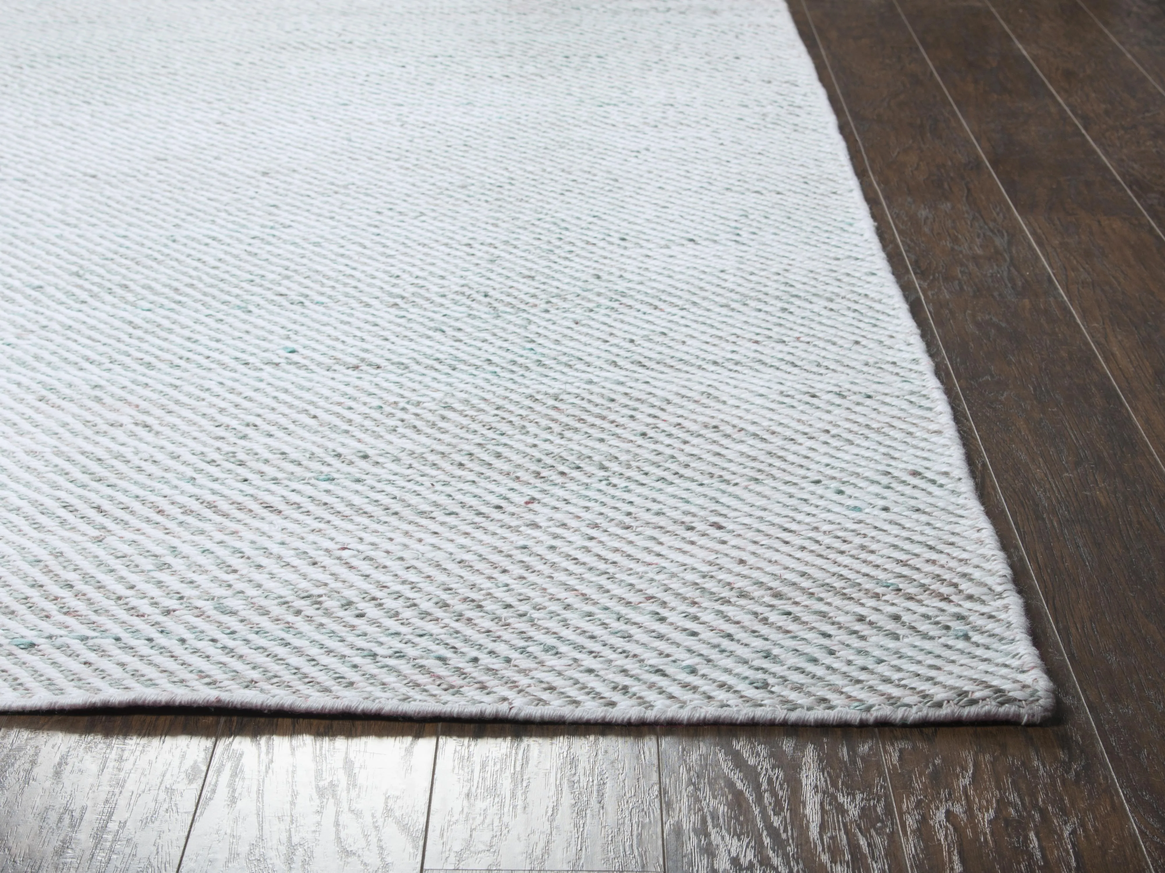 Ellington Gray Stripe  Jute / Wool  3' x 5' Rectangle Rug