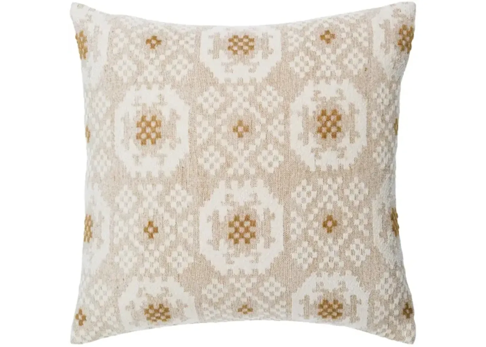 Elara EAR-004 18"L x 18"W Accent Pillow  - Down Insert