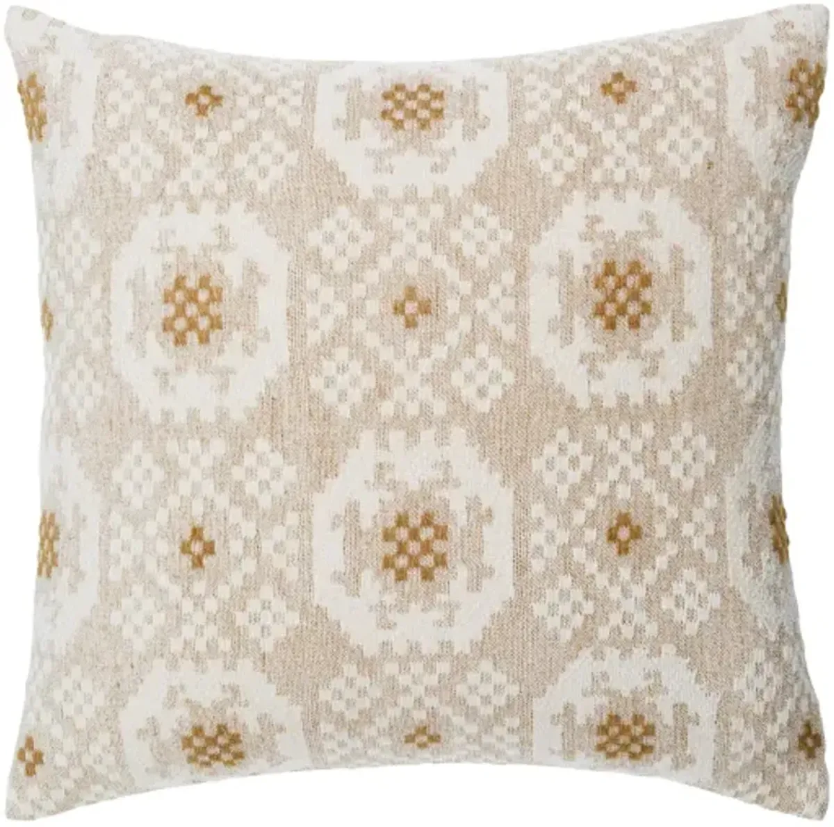 Elara EAR-004 18"L x 18"W Accent Pillow  - Down Insert