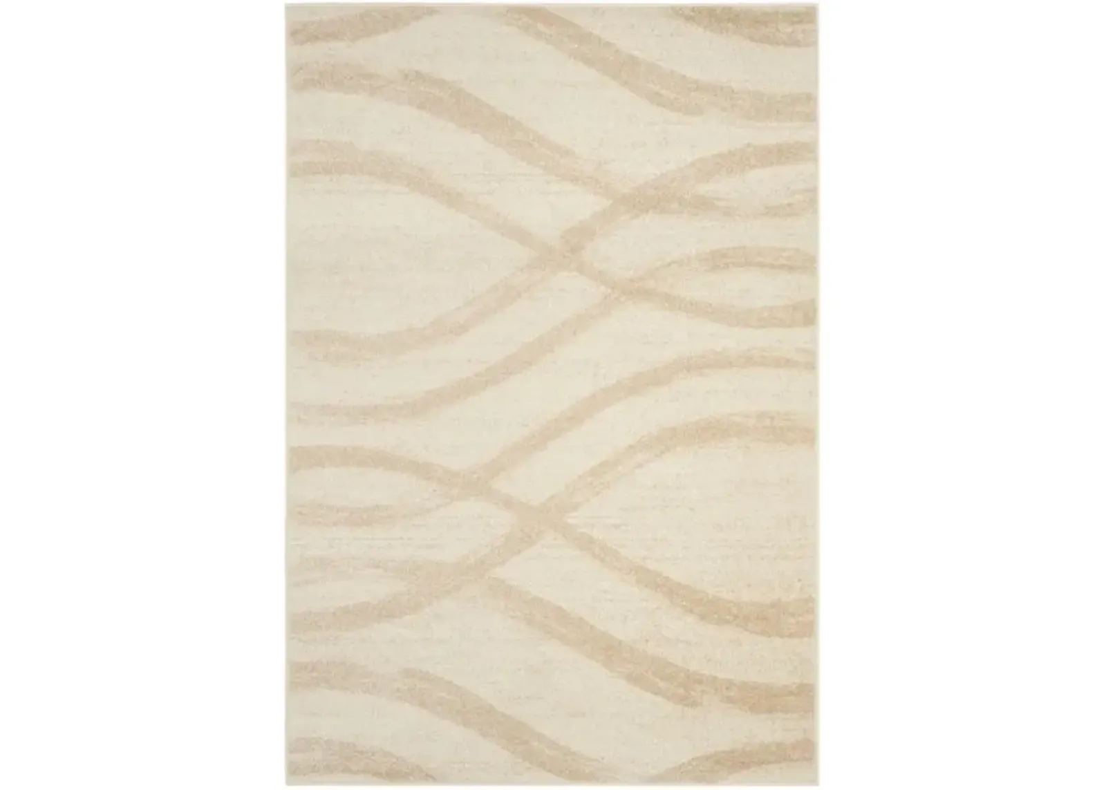 Adirondack Contemporary Cream / Champagne 10' X 14' Powerloomed Rug