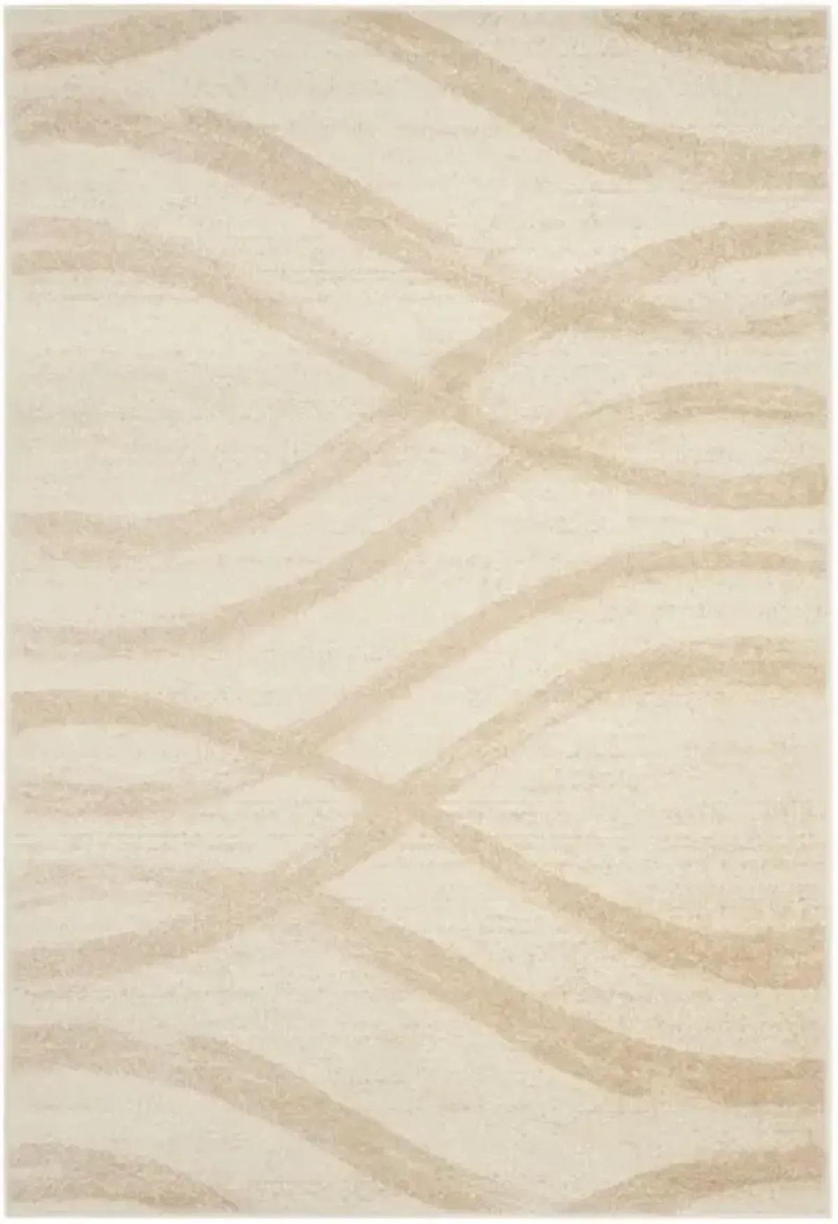 Adirondack Contemporary Cream / Champagne 10' X 14' Powerloomed Rug