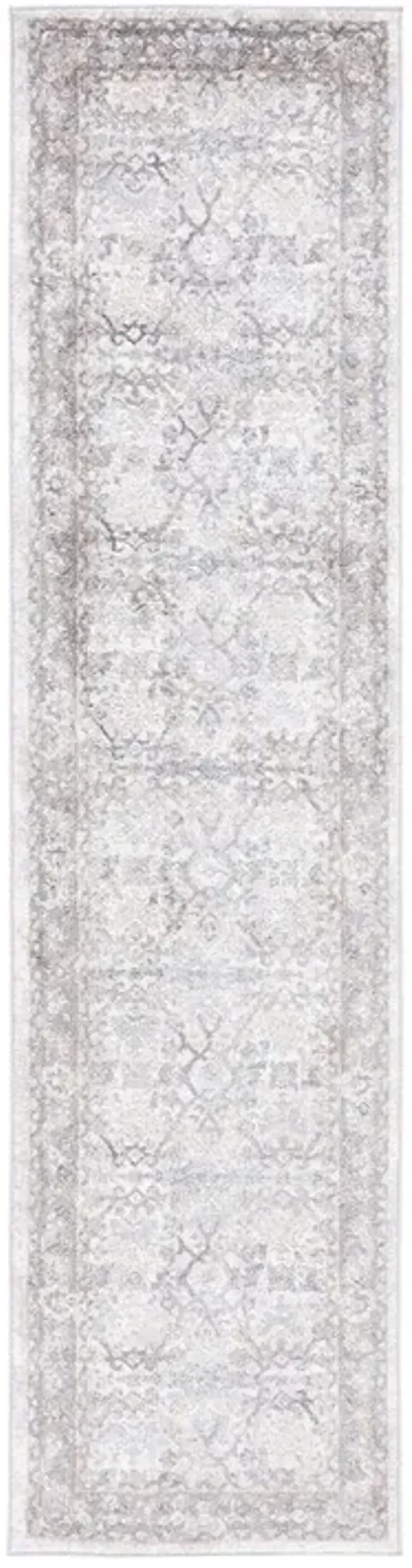 OPAL 462 Grey 2'-3' X 9' Runner Rug