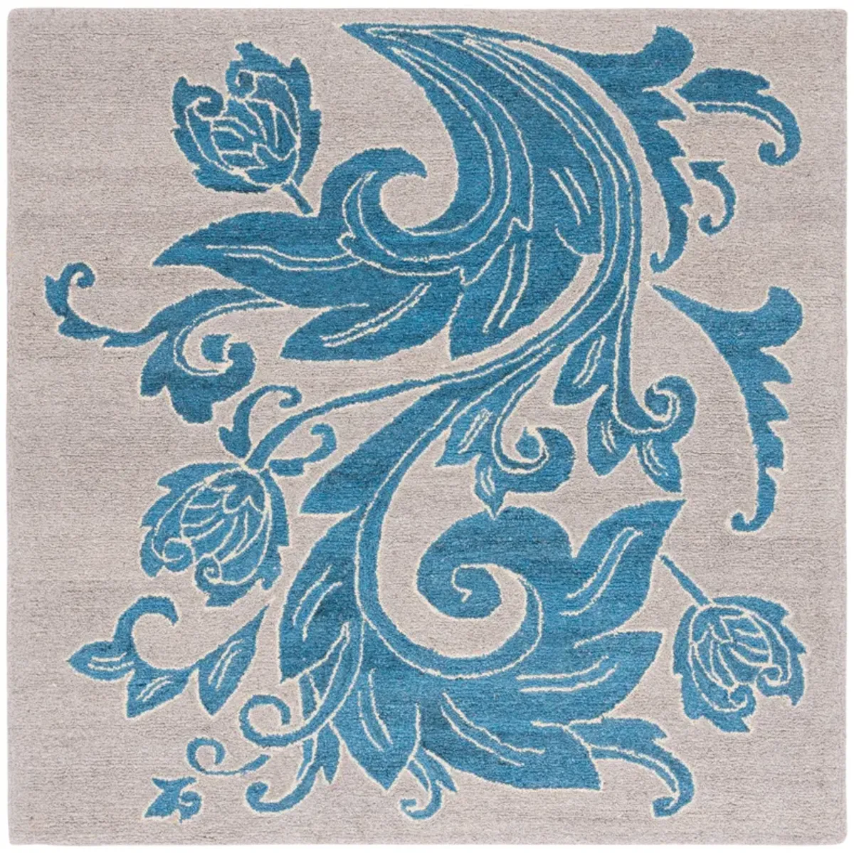 ABSTRACT Hand Tufted 6' x 6' Square area rug