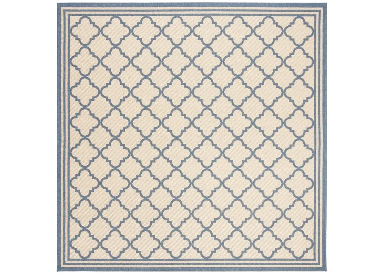 BEACH HOUSE 121 Blue 8' X 8' Square Square Rug