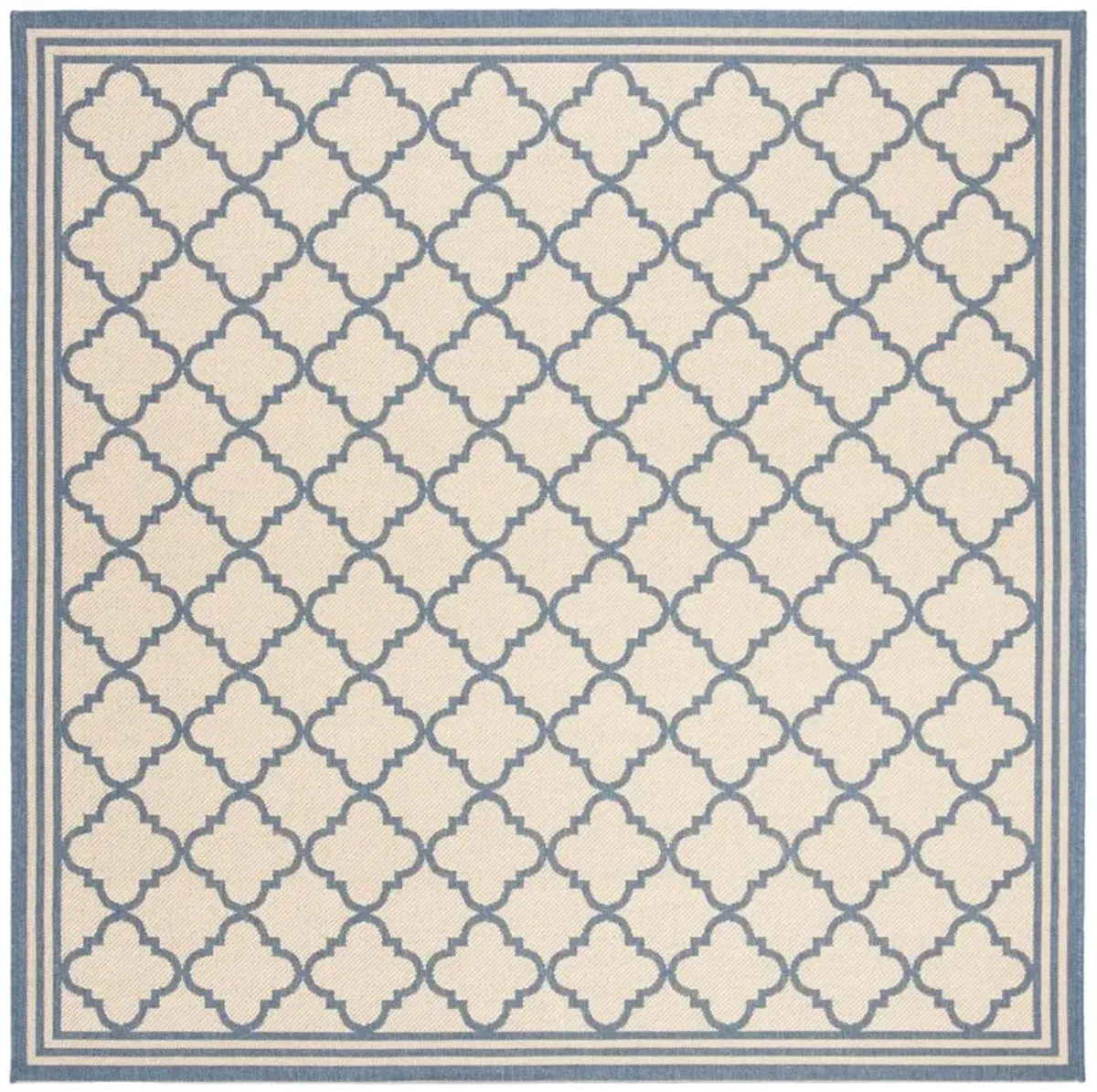 BEACH HOUSE 121 Blue 8' X 8' Square Square Rug