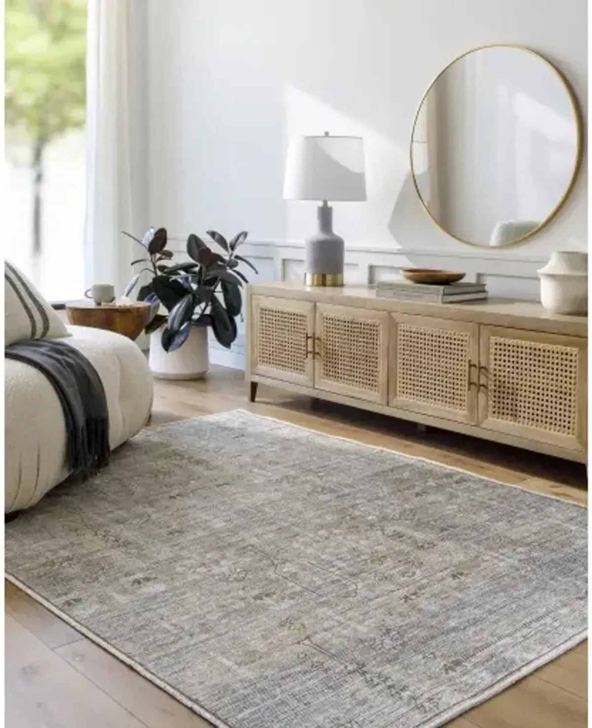 Darling BODA-2302 2'7" x 7'3" Machine Woven Rug