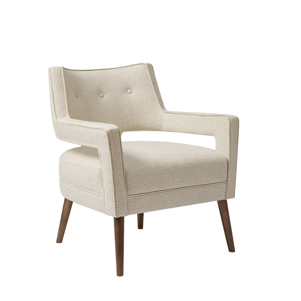 Madison Park Palmer Cream Accent Chair